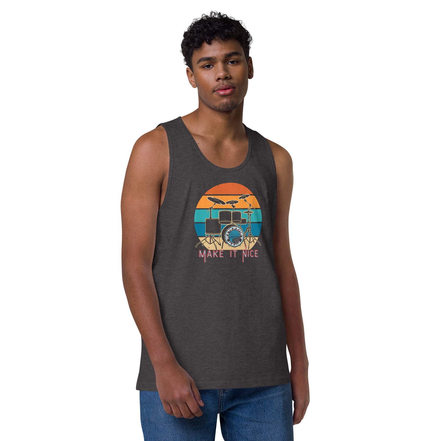Men's Waterbury Road Black 'Make it Nice' Tanktop