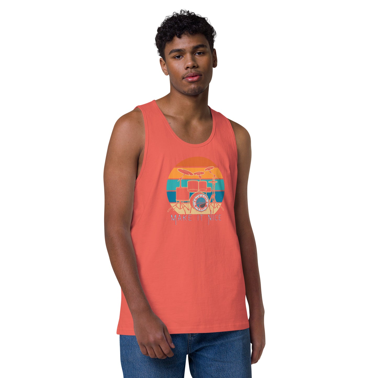 Men's Waterbury Road Black 'Make it Nice' Tanktop