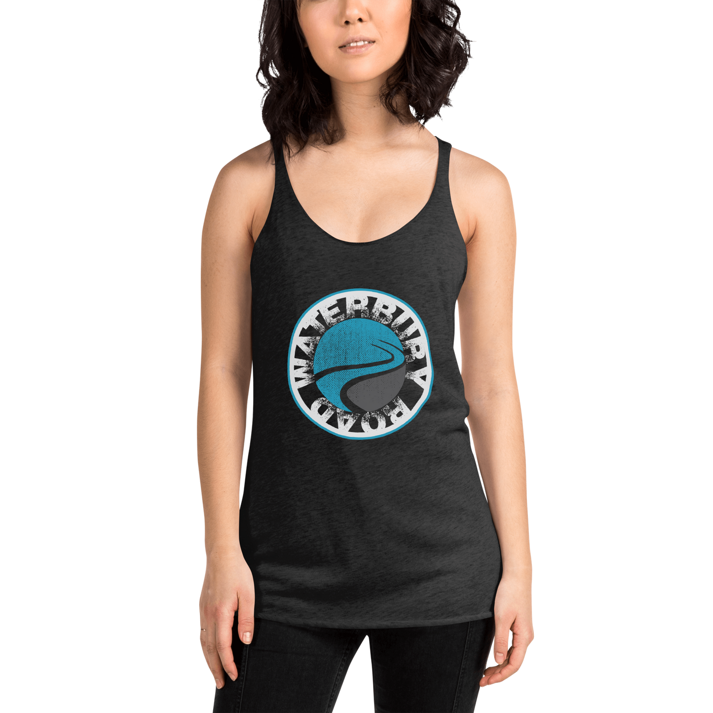 Waterbury Road Logo Dark Women's Tank-Top