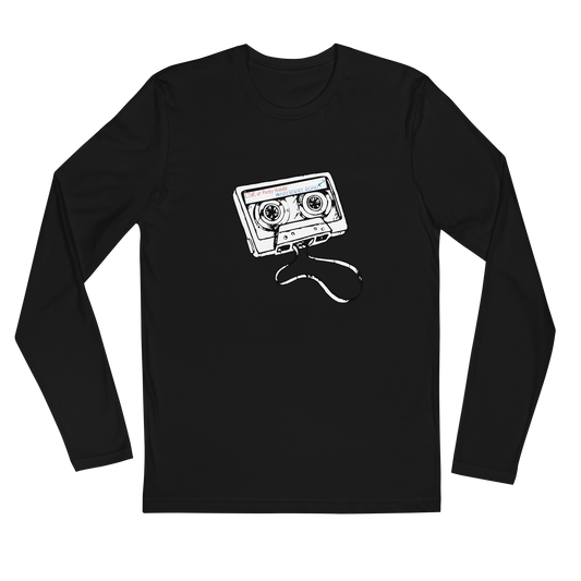 Waterbury Road Mix Tape Long Sleeve Fitted Crew