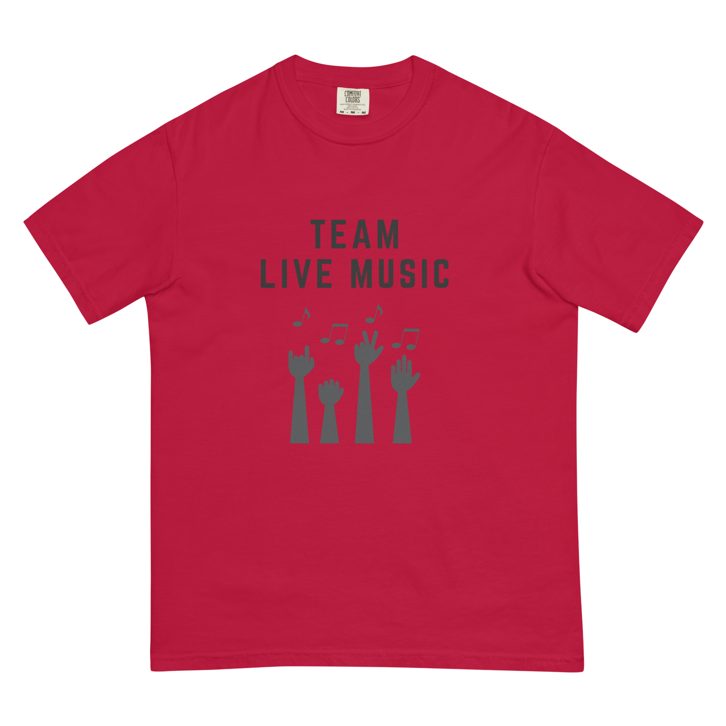 Team Live Music Heavyweight t-shirt