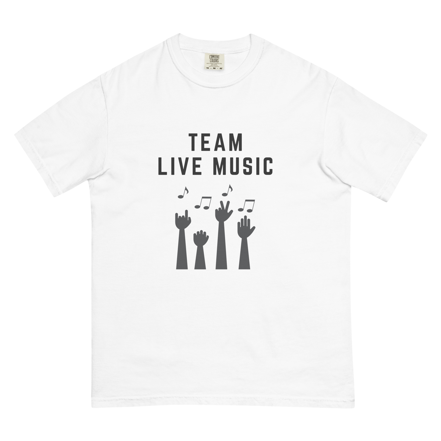 Team Live Music Heavyweight t-shirt