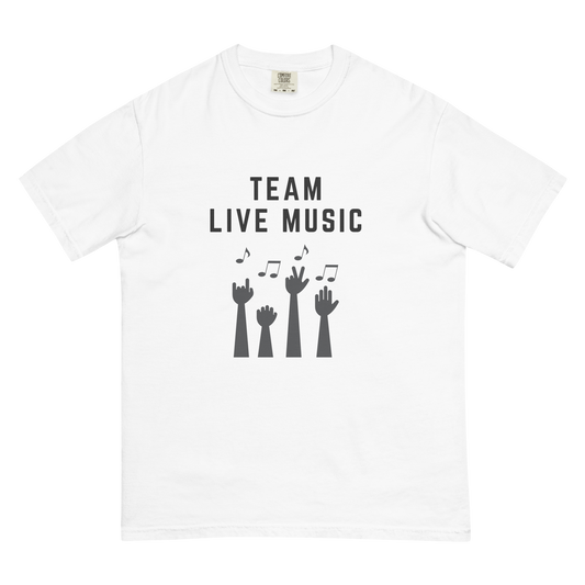 Team Live Music Heavyweight t-shirt