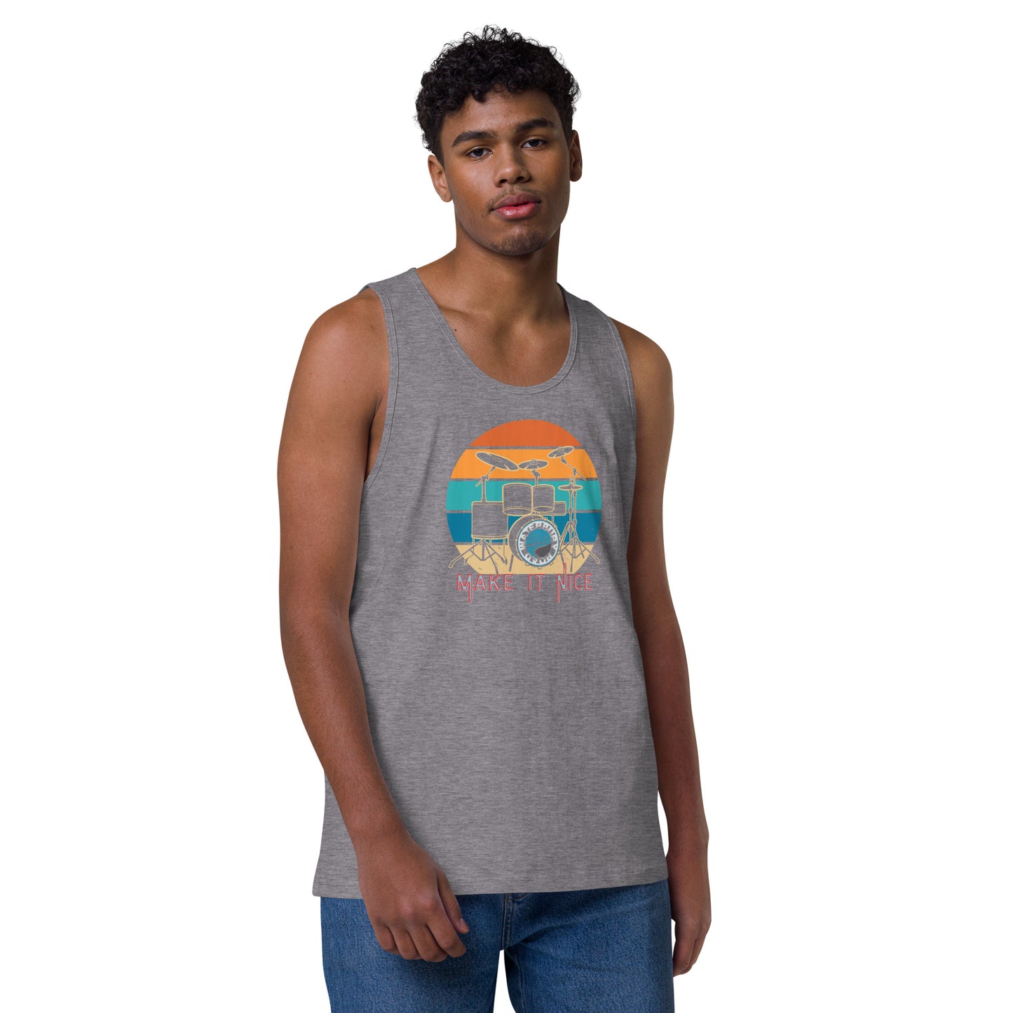 Men's Waterbury Road Black 'Make it Nice' Tanktop