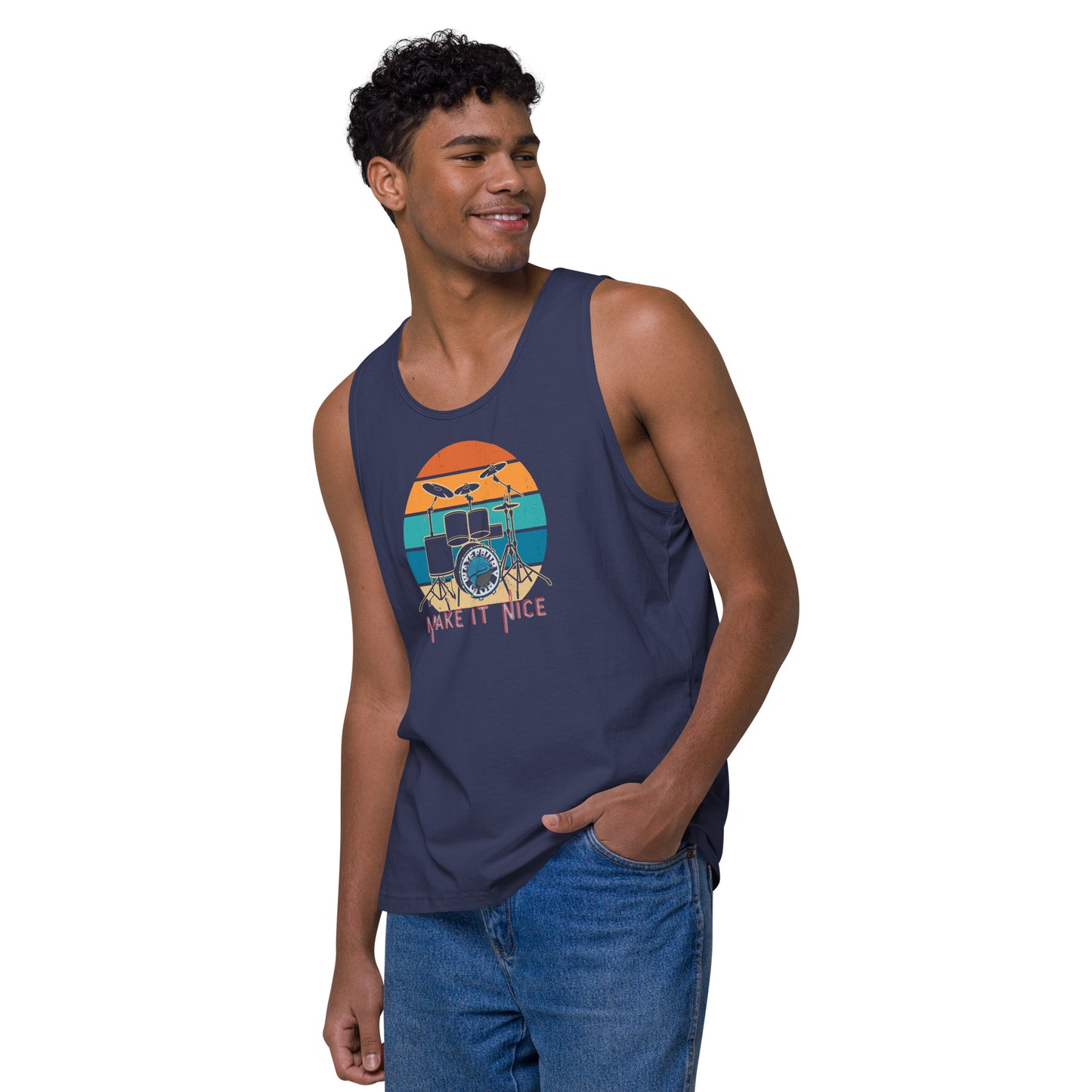 Men's Waterbury Road Black 'Make it Nice' Tanktop