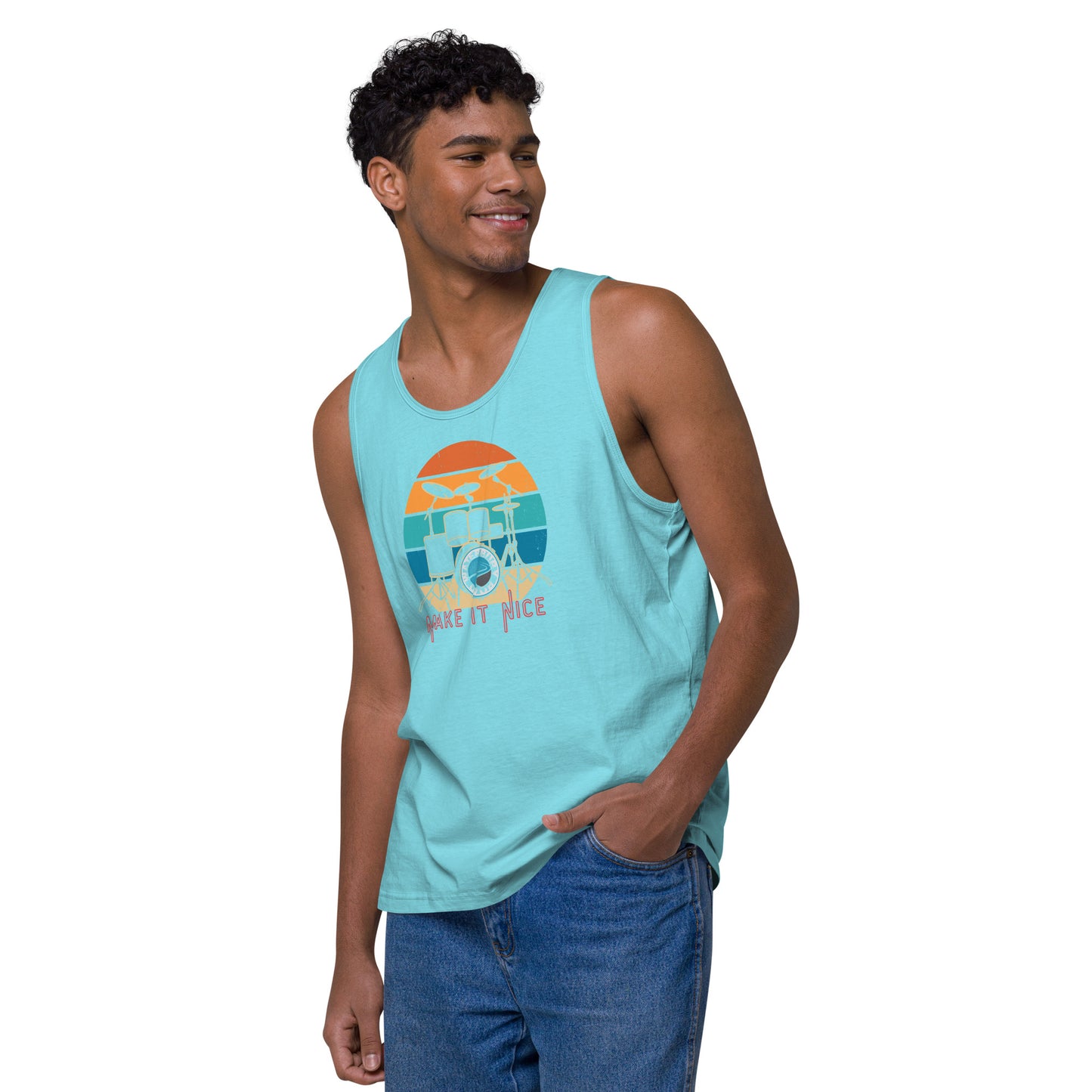 Men's Waterbury Road Black 'Make it Nice' Tanktop