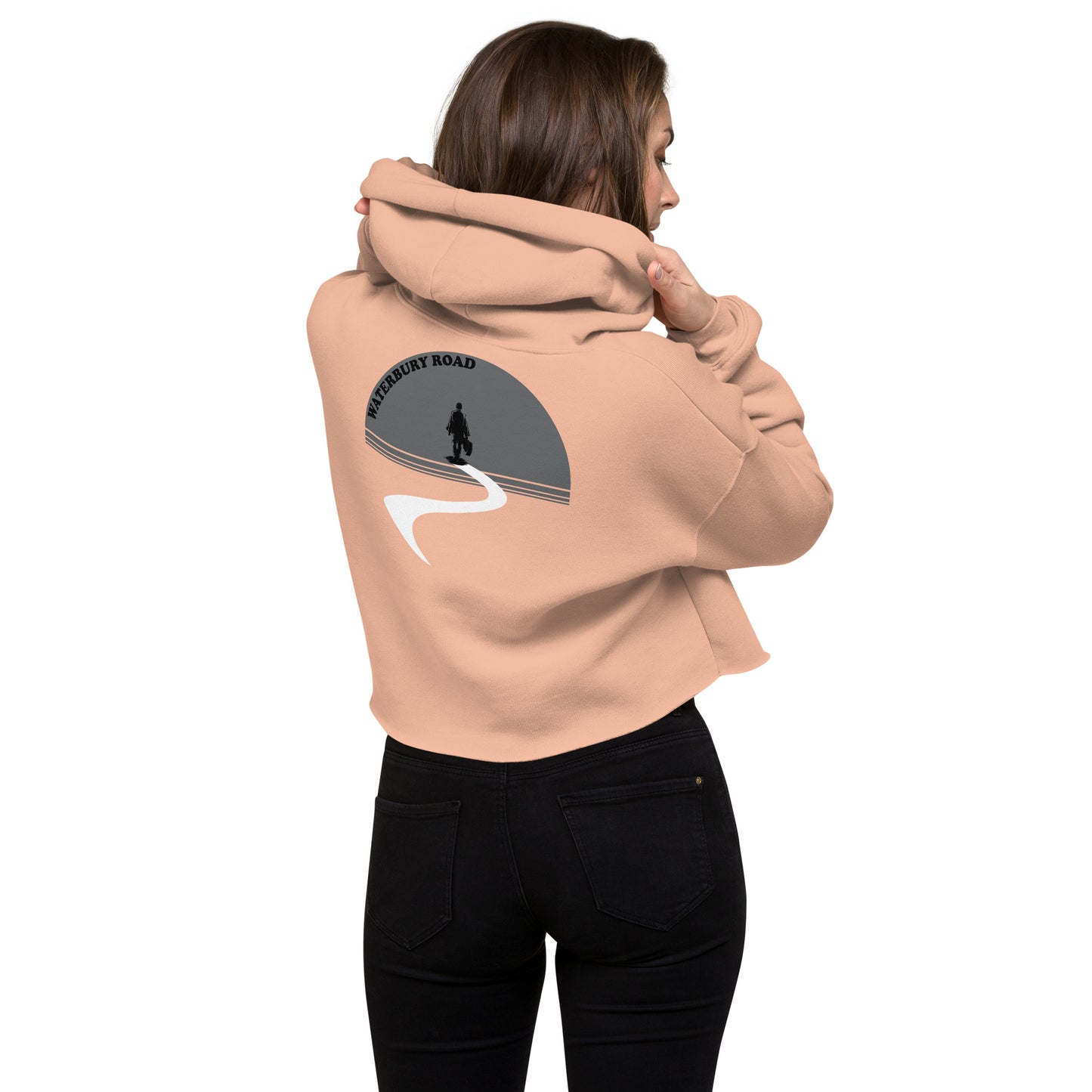 Waterbury Road Front/Back Women's Crop Hoodie