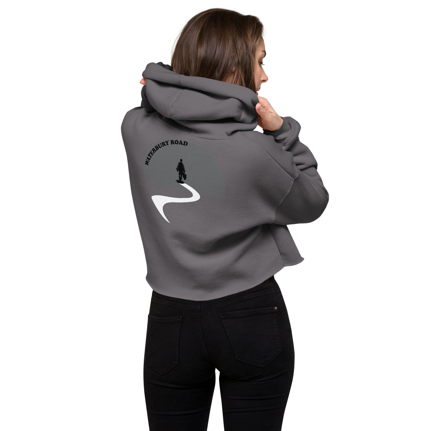 Waterbury Road Front/Back Women's Crop Hoodie