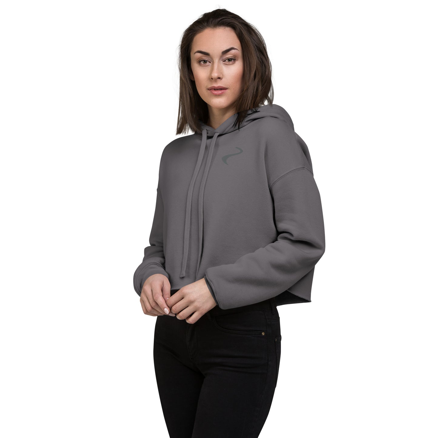 Waterbury Road Front/Back Women's Crop Hoodie