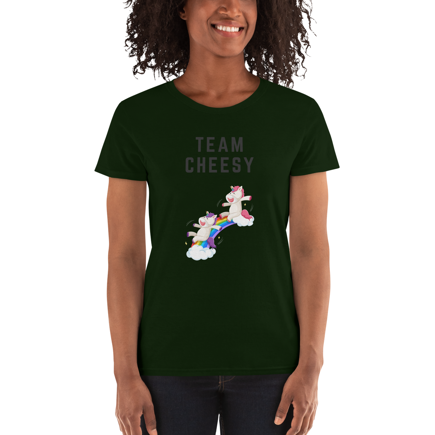 Team Cheesy Women's short sleeve Loose t-shirt