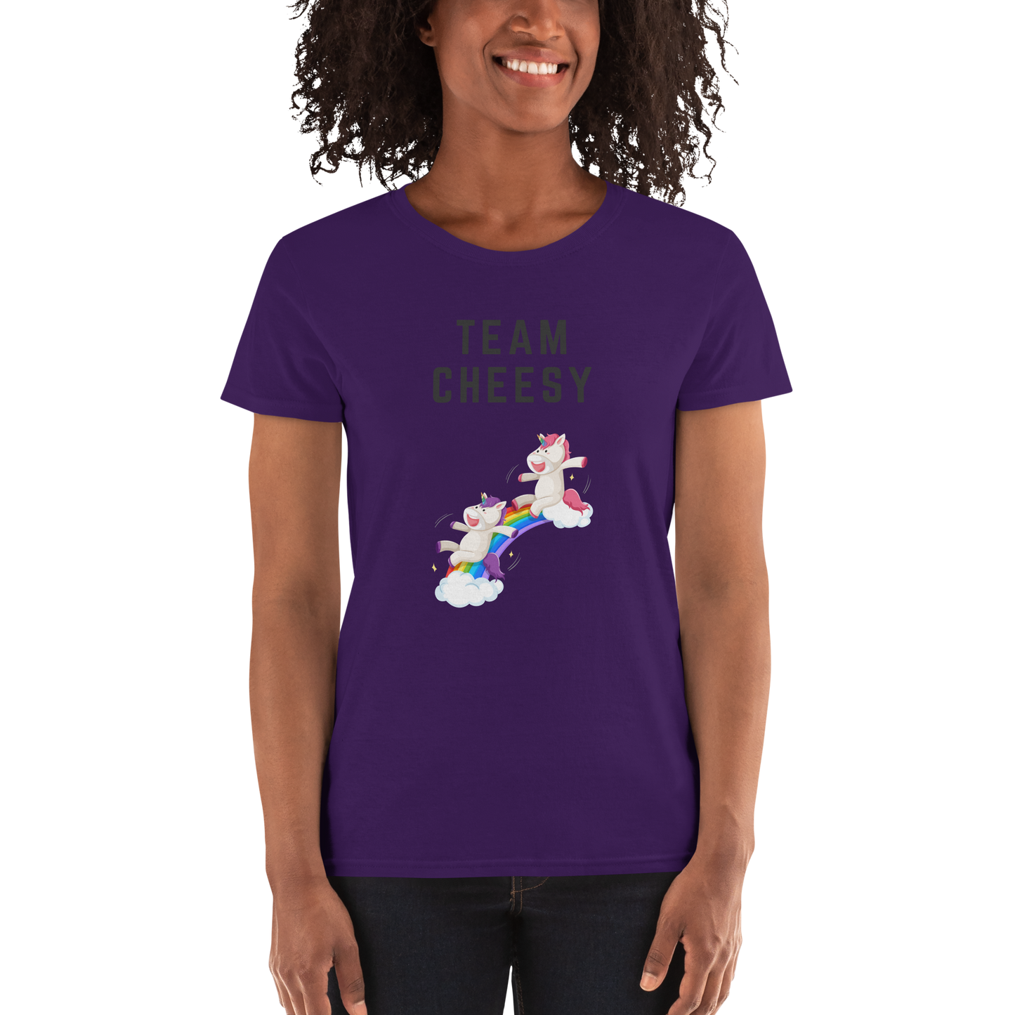 Team Cheesy Women's short sleeve Loose t-shirt