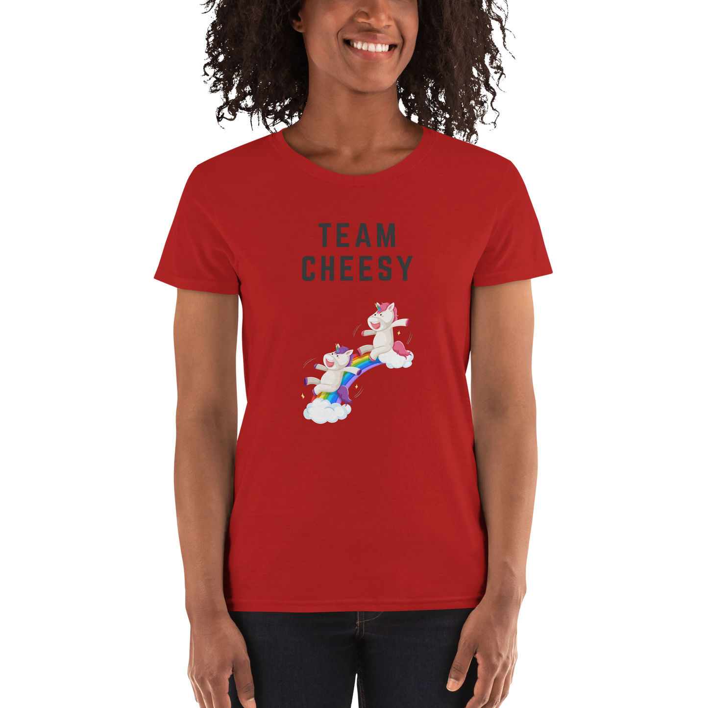 Team Cheesy Women's short sleeve Loose t-shirt